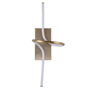 Sketch 9" Minimalist Metal Integrated LED Vanity Light Sconce - JONATHAN Y